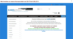 Desktop Screenshot of kabeldaviko.de