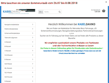 Tablet Screenshot of kabeldaviko.de